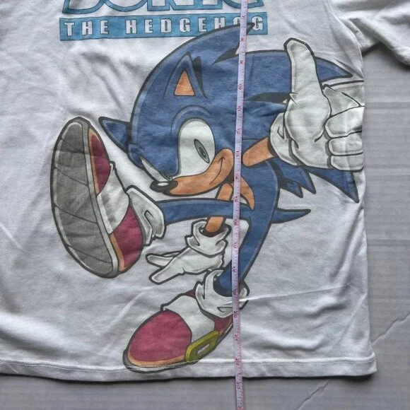 Youth Boys' Sonic the Hedgehog T-Shirt - Size Large (10/12) - Like New - Picture 3 of 5